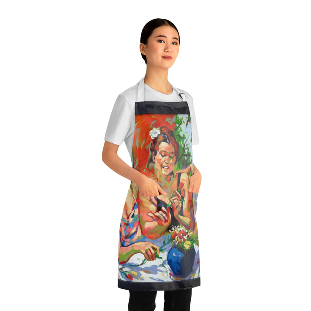 “TREASURE” Apron (AOP) - Sara closet