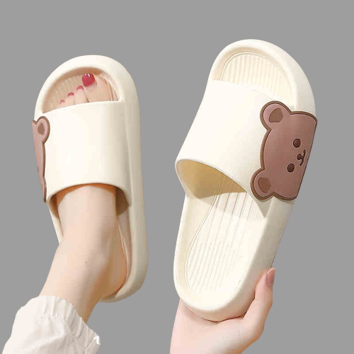 Serenity Bear Beach Slippers - Relaxing and Stylish Footwear for Beach Lovers"