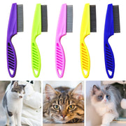 "Pet Flea and Hair Grooming Comb: Effective tool for maintaining your pet's coat and combating fleas for a healthy, happy companion."