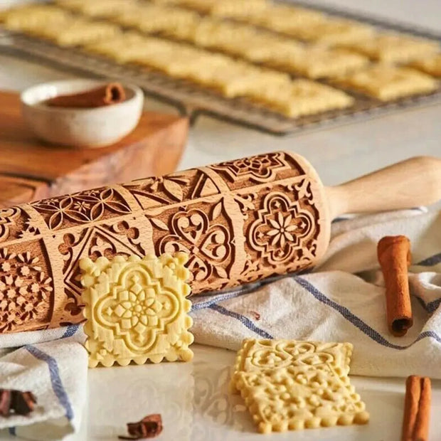 Exquisite Pattern Rolling Pin - Sara closet