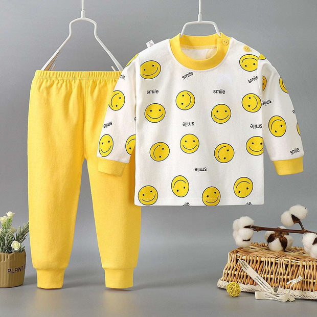 Cartoon Printed Pyjamas Suits