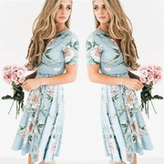 Elegant Chiffon Floral Dress - Delicate, Flowy Design with Beautiful Floral Patterns for Feminine Style.
