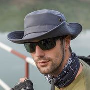 Sun protection hats for men, designed to shield from harmful UV rays. With UPF sun protection and wide brims, these hats offer both style and protection for outdoor activities.