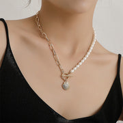 Pearl Choker Necklace - Sara closet