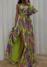 Chic Flower Print Dress for Women - Stylish Design with Vibrant Floral Patterns for Effortless Elegance.