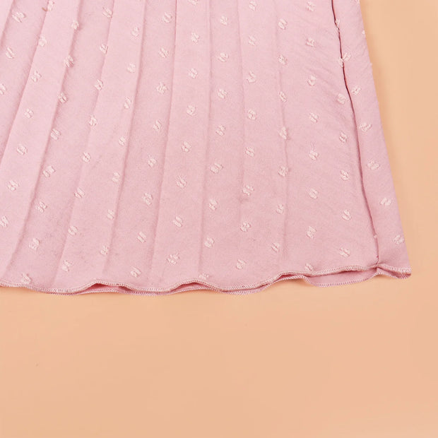 Sleek Pleated Midi Dress - Sara closet