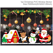 Winter / Christmas Window Decals Window Decorations - Christmas Christmas Window Stickers - Home & Garden Christmas Window Decals Christmas Wall & Window Stickers Christmas Stickers for Windows Christmas Shop Window Stickers for sale 3D Large Christmas Window Sticker