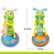 "Meet our adorable Interactive Singing Caterpillar Toy! With catchy tunes and fun interactions, it's the perfect companion for endless giggles and sing-alongs."