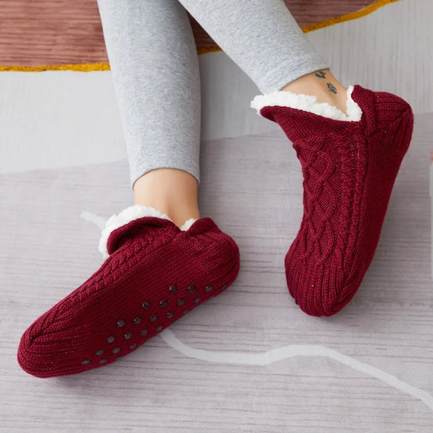 Winter Thermal Cashmere Socks: Cozy Velvet Sleep - Sara closet