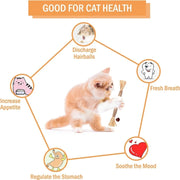 "Catnip Bliss: Matatabi Chew - Provide your cat with natural bliss and dental care with this irresistible catnip-infused chew."