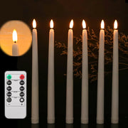 LED Taper Candles | Flameless Candles  Flameless Taper Candles  White LED Taper Candles  Led Taper Candles  Flameless LED Taper Candles (Set of 2)  Led Taper Candle  Premium Flickering Flameless Wax Taper Candle  LED Flameless Taper Candles (Set of 4)  Flameless LED Taper Candle with Timer