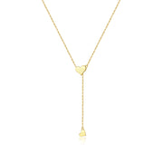 Adjustable gold heart choker featuring a delicate gold heart pendant on an adjustable chain, perfect for adding a touch of elegance and charm to any outfit. Ideal for both casual and formal occasions.