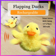"Interactive Flapping Duck Cat Toy: Delight your feline friend with this captivating toy, mimicking realistic duck movements for endless fun."