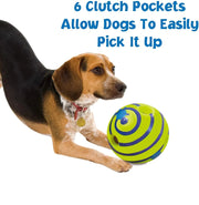 The Giggle Glow Ball Interactive Dog Toy is an exciting and engaging toy designed to keep your canine companion entertained for hours. With its unique design, this toy emits playful sounds and lights up, stimulating your dog's senses and encouraging active play.