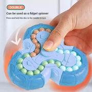 "Unlock the mystery with our Magic Bean Fingertip Puzzle Toy! Engage minds and fingers with this captivating and entertaining challenge."