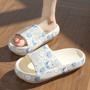 Solstice Cartoon Slippers - Fun and Playful Footwear for Sunny Days