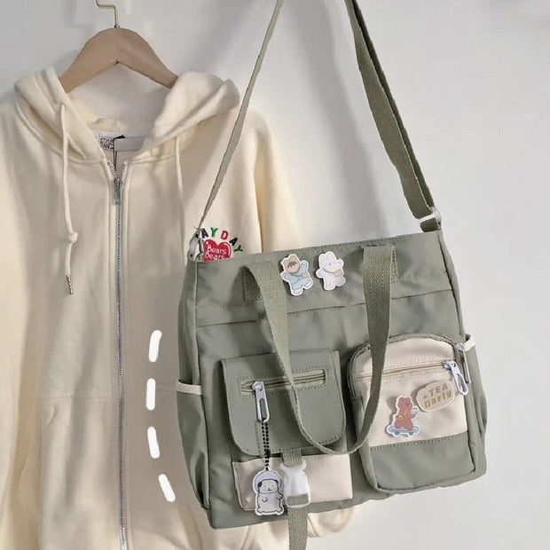"Waterproof canvas handbags: Stylish and practical, ready for any weather. Keep your essentials safe and dry with these durable and versatile accessories."