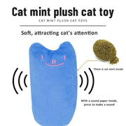 "Rustle Sound Catnip Toy: Captivate your cat's senses with this interactive toy featuring enticing rustling sounds and premium catnip."