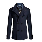 Buy Men Wool Coats online in USA  Men's Long Wool Overcoat  wool overcoats  Wool Overcoats for Men  Men's Wool Coats & Jackets  Stand Collar Woolen Overcoat  Woolen Overcoat  Full Sleeves Mens Woolen Overcoat / Men Trench coats  Woolen Overcoat Jacket For Men  DOUBLE-BREASTED WOOLLEN OVERCOAT