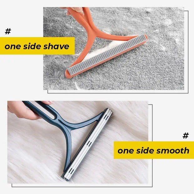 "Introducing the Pet Hair Wizard: Your ultimate solution for effortless pet hair removal. Say goodbye to shedding with this magical grooming tool."