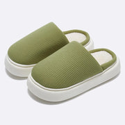 Warm Cotton Sole Slippers - Cozy Footwear for Comfortable Indoor Relaxation