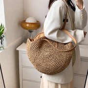 Fashionable Large Straw Bags - Sara closet