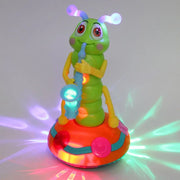 "Meet our adorable Interactive Singing Caterpillar Toy! With catchy tunes and fun interactions, it's the perfect companion for endless giggles and sing-alongs."
