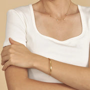 Elegant allergy-free bracelet made of hypoallergenic materials with a sleek and stylish design, perfect for sensitive skin. Ideal for daily wear or special occasions, combining comfort with elegance.