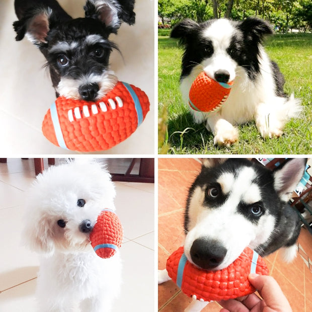 "Squeak Dog Toy: Keep your pup entertained with this interactive and squeaky toy for endless fun."