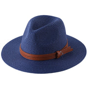 Wide brim straw hat, perfect for sun protection and summer style. Crafted from natural straw materials, this hat offers ample shade and breathability, ideal for sunny days at the beach or outdoor events.