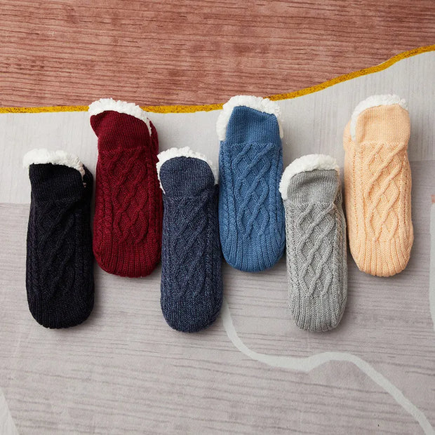 Winter Thermal Cashmere Socks: Cozy Velvet Sleep - Sara closet
