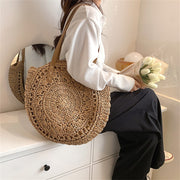 Fashionable Large Straw Bags - Sara closet