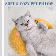 "Adorable cat neck pillow for ultimate comfort during travel or relaxation. Soft, cuddly, and perfect for cat lovers on the go."