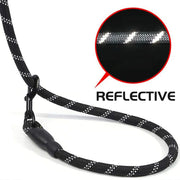 Reflective Strong Dog Leash, a reliable and highly visible leash designed to ensure safety during dog walks, especially in low light conditions. It features reflective strips for enhanced visibility and is crafted for durability, providing peace of mind for pet owners.
