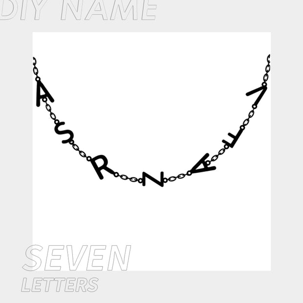 Express your individuality with our custom letter pendant choker name necklace. Featuring personalized letter pendants on a sleek choker chain, this necklace adds a unique and stylish touch to any outfit, perfect for casual and formal occasions.