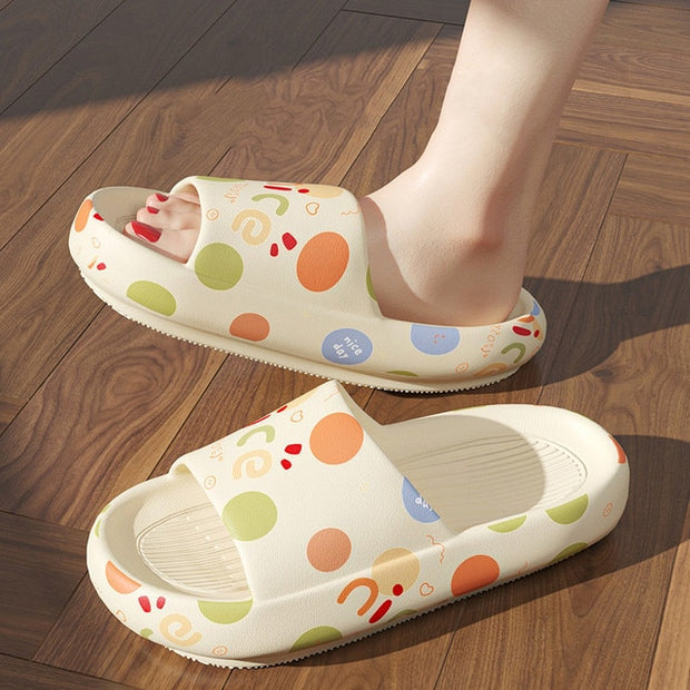 Solstice Cartoon Slippers - Fun and Playful Footwear for Sunny Days