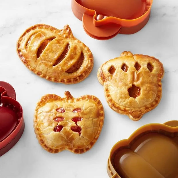 Pedashop Fall Hand Pie Molds Set of 3  3D Christmas Pie Mould  Dough Press Mold Tool with Apples Pumpkins and Acorn Shape  Mini Pumpking Pie Decoration Wraper  Dough Stamp Cutter  Mini Pumpking Pie Decoration  Wraper Dough Stamp Cutter  Fall Hand Pie Molds Set of 3  Christmas Cookie Moulds  Christmas Theme Cute Pocket Pie Mold  Dough Presser Pocket Pie Molds for Christmas