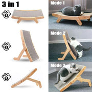 "Multi-Functional Wood Cat Scratch Board: Durable and versatile cat scratcher for happy and healthy felines."