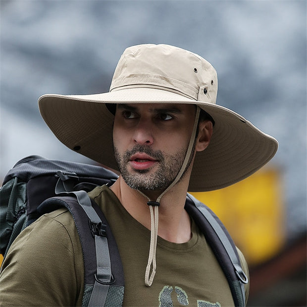 Men's UV sun hat designed for protection and style. This hat features a wide brim and UPF sun protection, shielding you from harmful UV rays while keeping you cool and comfortable in the sun.