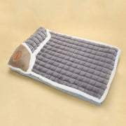 "Deep Sleep Pet Bed: Provide your furry friend with ultimate comfort and relaxation for a restful night's sleep."