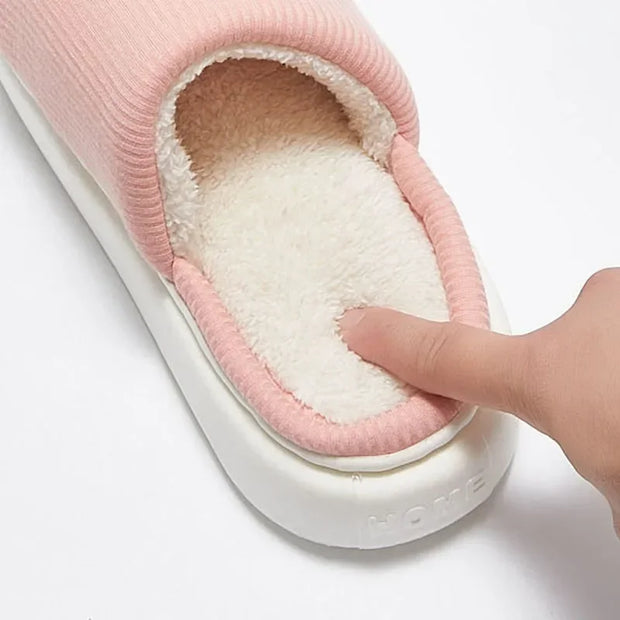 Winter Warm Cotton Slippers - Cozy and Comfortable Footwear for Cold Days