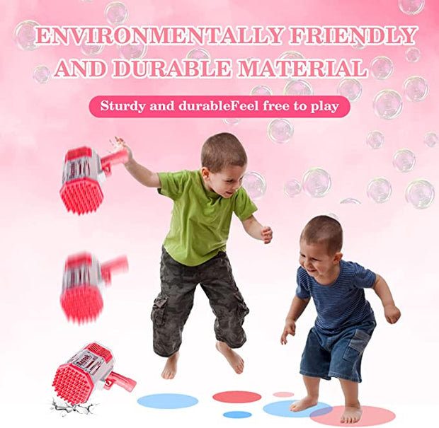 "Bring outdoor fun to life with our Kids' Outdoor Bubble Toy! Watch giggles soar as colorful bubbles fill the air, creating magical moments."