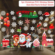 Winter / Christmas Window Decals Window Decorations - Christmas Christmas Window Stickers - Home & Garden Christmas Window Decals Christmas Wall & Window Stickers Christmas Stickers for Windows Christmas Shop Window Stickers for sale 3D Large Christmas Window Sticker