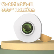 "360° Rotating Catnip Ball: Keep your cat entertained with this dynamic toy, offering endless spinning and enticing catnip stimulation."