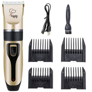 The Cordless Rechargeable Clippers Set offers professional pet grooming at your fingertips. This convenient set includes cordless clippers with rechargeable batteries, ensuring ease of use and mobility. Perfect for grooming sessions at home, it provides precision trimming for your beloved pet's coat with professional results.