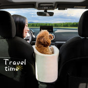 "Cozy Travel Pet Haven: A portable sanctuary for your furry friend, ensuring comfort and security on the go."