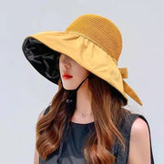 UV Protection Bow Visor Hat - Sara closet