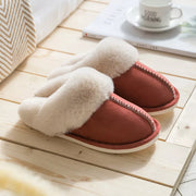 Winter Plush Fur Slippers - Cozy and Luxurious Footwear for Cold Nights