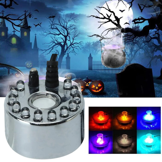 Halloween Fogger and LED Decor - Sara closet