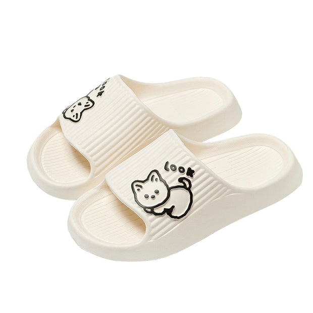 Comfy Cat Slides - Adorable and Comfortable Footwear for Feline Fans
